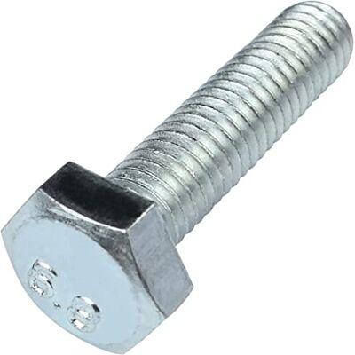 AERZETIX : C58063 Lot de 100 Boulons M6x25 mm à tête hexagonale 6 pans DIN 933 dureté, classe de résistance : 6.8 en acier zingué vis métaux assemblage - Publicité AERZETIX : C58063 Lot de 100 Boulons M6x25 mm à tête hexagonale 6 pans DIN 933 dureté, classe de résistance : 6.8 en acier zingué vis métaux assemblage - Publicité
