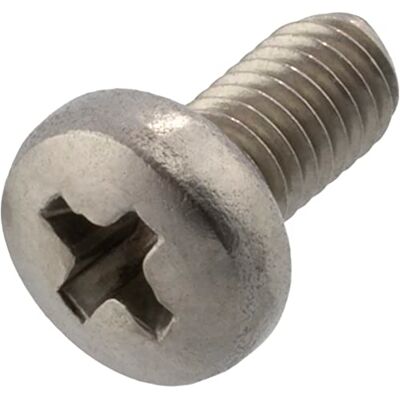 AERZETIX C59748 Lot de 50 Vis à métaux à tête cylindrique M3x6 mm à empreinte PH1 boulon d'assemblage DIN 7985 en acier inoxydable A2 couleur argent - Publicité AERZETIX C59748 Lot de 50 Vis à métaux à tête cylindrique M3x6 mm à empreinte PH1 boulon d'assemblage DIN 7985 en acier inoxydable A2 couleur argent - Publicité