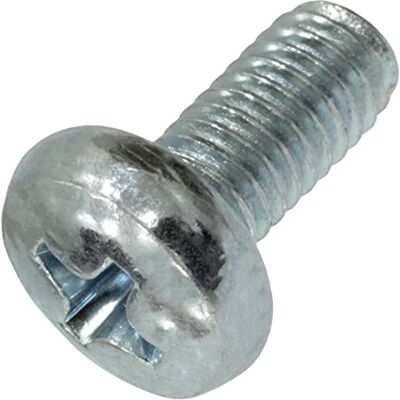 AERZETIX C59896 Lot de 50 Vis métaux à tête cylindrique M5x10 mm à empreinte PH2 boulon d'assemblage DIN 7985 dureté 4.8 en acier au carbone couleur argent - Publicité AERZETIX C59896 Lot de 50 Vis métaux à tête cylindrique M5x10 mm à empreinte PH2 boulon d'assemblage DIN 7985 dureté 4.8 en acier au carbone couleur argent - Publicité