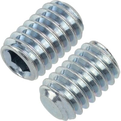AERZETIX Lot de 12 Vis de Blocage Réglage sans Tête M4x6 mm à Bout Plat à Empreinte HEX2 à 6 Pans Creux en Acier Couleur Argent - Publicité AERZETIX Lot de 12 Vis de Blocage Réglage sans Tête M4x6 mm à Bout Plat à Empreinte HEX2 à 6 Pans Creux en Acier Couleur Argent - Publicité