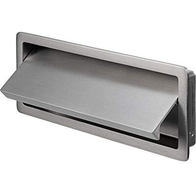 Gedotec Bouton de Meuble Carré Raso Grand Poignée Commode Porte en Métal Inox Pliante à Encastrer Avec Clapet 1 Pièce Avec Vis Pour Cuisine - Publicité Gedotec Bouton de Meuble Carré Raso Grand Poignée Commode Porte en Métal Inox Pliante à Encastrer Avec Clapet 1 Pièce Avec Vis Pour Cuisine - Publicité