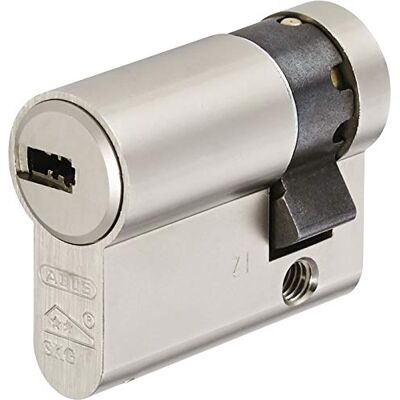 ABUS Demi-cylindre profilé EC660 10 x 30 mm Argenté - Publicité ABUS Demi-cylindre profilé EC660 10 x 30 mm Argenté - Publicité