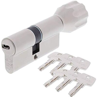 ABUS EC550 Longueur du cylindre bouton Z45/K45mm 6 clés - Publicité ABUS EC550 Longueur du cylindre bouton Z45/K45mm 6 clés - Publicité