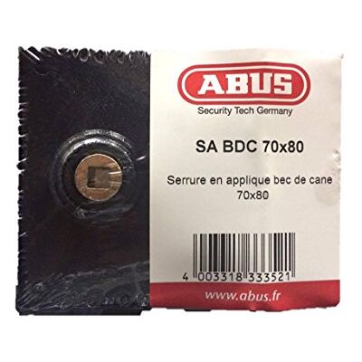 ABUS FC0526002A SA BDC 70X80 Serrure en applique avec poignée/horizontale sans fermeture à clé 70 x 80 zinguée thermofilmé - Publicité ABUS FC0526002A SA BDC 70X80 Serrure en applique avec poignée/horizontale sans fermeture à clé 70 x 80 zinguée thermofilmé - Publicité