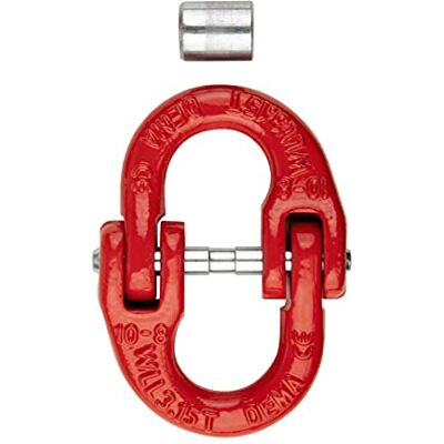 DEMA Maillon de connexion 10 mm Maillon de suspension Chaîne pour chaîne forestière - Publicité DEMA Maillon de connexion 10 mm Maillon de suspension Chaîne pour chaîne forestière - Publicité
