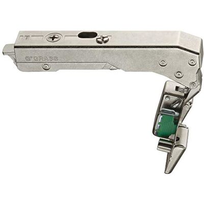 Gedotec Charniere de Porte de Meuble -H10253- GRASS Tiomos Nickelé Fermeture non Amortie Angle 110º Porte de Placard de Cuisine, Armoire de Rangement Ajustable sur Plaque de Montage -1 Pcs - Publicité Gedotec Charniere de Porte de Meuble -H10253- GRASS Tiomos Nickelé Fermeture non Amortie Angle 110º Porte de Placard de Cuisine, Armoire de Rangement Ajustable sur Plaque de Montage -1 Pcs - Publicité