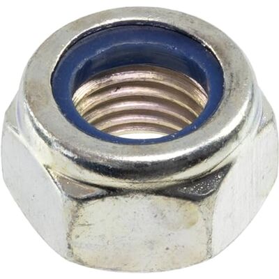AERZETIX Lot de 15 Écrous de blocage à 6 pans M12x1.5 mm filetage à pas réduit en acier zingué couleur argent montage assemblage usage général fixation - Publicité AERZETIX Lot de 15 Écrous de blocage à 6 pans M12x1.5 mm filetage à pas réduit en acier zingué couleur argent montage assemblage usage général fixation - Publicité