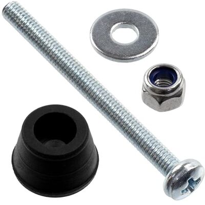 AERZETIX Kit de 12 Patins de Meubles Ronds Ø11.5x7.4 mm en Caoutchouc Noir + 12 vis métaux M3x35 mm + 12 écrous de Blocage M3 + 12 rondelles Larges pour Boulon M3 - Publicité AERZETIX Kit de 12 Patins de Meubles Ronds Ø11.5x7.4 mm en Caoutchouc Noir + 12 vis métaux M3x35 mm + 12 écrous de Blocage M3 + 12 rondelles Larges pour Boulon M3 - Publicité