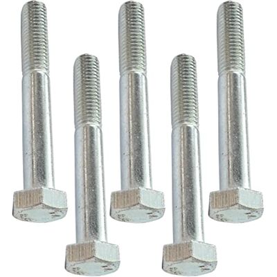 AERZETIX Lot de 5 Boulons M8x60 à Filetage Partiel à Tête Hexagonale Ø8x60mm DIN 931 en Acier Zingué Couleur Argent Bricolage Quincaillerie - Publicité AERZETIX Lot de 5 Boulons M8x60 à Filetage Partiel à Tête Hexagonale Ø8x60mm DIN 931 en Acier Zingué Couleur Argent Bricolage Quincaillerie - Publicité