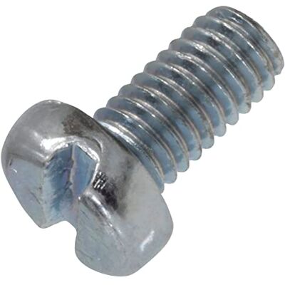 AERZETIX C60117 Lot de 50 Vis à métaux à tête cylindrique M3x6 mm à empreinte fendue S boulon d'assemblage DIN 84 dureté 4.8 en acier zingué couleur argent - Publicité AERZETIX C60117 Lot de 50 Vis à métaux à tête cylindrique M3x6 mm à empreinte fendue S boulon d'assemblage DIN 84 dureté 4.8 en acier zingué couleur argent - Publicité