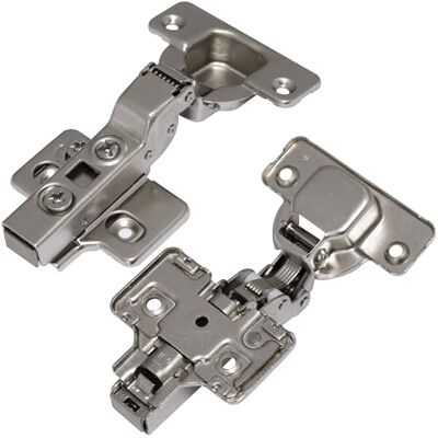 AERZETIX C41044 lot de 4 Charnière invisible clipsable pour portes de meuble aver amortisseur et réglage 3D à demi-recouvrement/semi-applique ouverture 110° ouverture de montage 35 mm - Publicité AERZETIX C41044 lot de 4 Charnière invisible clipsable pour portes de meuble aver amortisseur et réglage 3D à demi-recouvrement/semi-applique ouverture 110° ouverture de montage 35 mm - Publicité