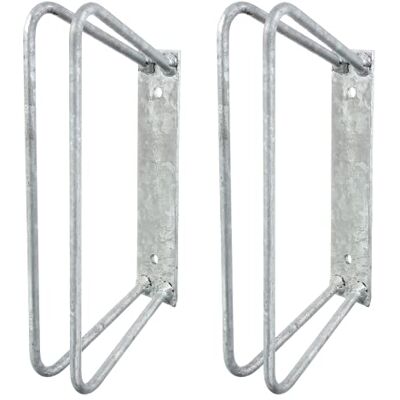 Alberts GAH- 663681 692216 Lot de 2 porte-vélos individuels à fixer au mur Galvanisé à chaud Support à angle de 90° - Publicité Alberts GAH- 663681 692216 Lot de 2 porte-vélos individuels à fixer au mur Galvanisé à chaud Support à angle de 90° - Publicité