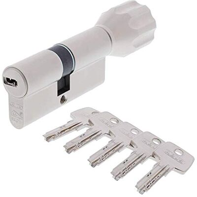 ABUS EC550 Cylindre à bouton profilé, longueur 50/50 mm, avec 5 clés - Publicité ABUS EC550 Cylindre à bouton profilé, longueur 50/50 mm, avec 5 clés - Publicité