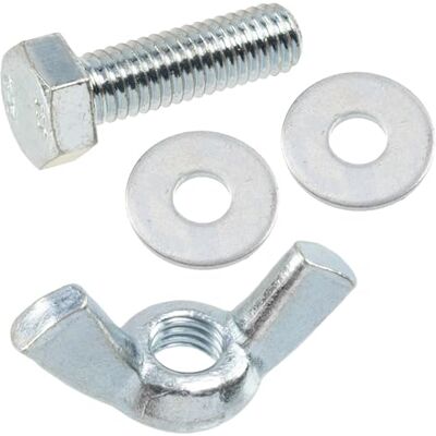 AERZETIX Kit ensemble de 25 écrous papillons à oreilles M5 + 50 rondelles plates larges pour vis M5 + 25 boulons M5x16 mm à tête hexagonale en acier - Publicité AERZETIX Kit ensemble de 25 écrous papillons à oreilles M5 + 50 rondelles plates larges pour vis M5 + 25 boulons M5x16 mm à tête hexagonale en acier - Publicité