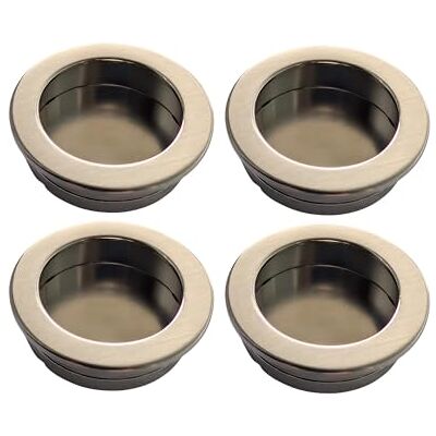 Gedotec Poignée en coquillage encastrée Nickel satiné Poignée à encastrer en métal Ø 35 mm de perçage 4 pièces Griffmuschel pour encastrement Poignée Muldengriff MA35 Poignée en - Publicité Gedotec Poignée en coquillage encastrée Nickel satiné Poignée à encastrer en métal Ø 35 mm de perçage 4 pièces Griffmuschel pour encastrement Poignée Muldengriff MA35 Poignée en - Publicité