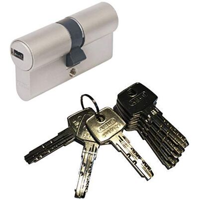 ABUS EC550 Profil Double Cylindre Longueur 40/55mm avec 8 Clés - Publicité ABUS EC550 Profil Double Cylindre Longueur 40/55mm avec 8 Clés - Publicité