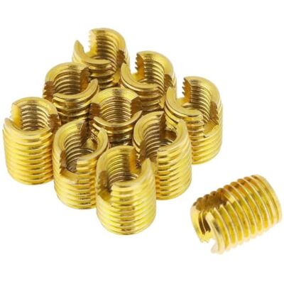 Walfront 10 pcs M8 x M5 Insert fileté autotaraudant en acier au carbone, Insert taraudé autotaraudeur 302 Type Douille à visser pour Réparation de filetage - Publicité Walfront 10 pcs M8 x M5 Insert fileté autotaraudant en acier au carbone, Insert taraudé autotaraudeur 302 Type Douille à visser pour Réparation de filetage - Publicité