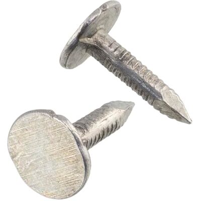 AERZETIX C70837 Lot de 300 Clous à tête plate large Ø3x15 mm diamètre de la tête Ø10 mm en acier couleur argent feutre de couvertue tuiles bitumineuse bardage menuiserie habillage de toit - Publicité AERZETIX C70837 Lot de 300 Clous à tête plate large Ø3x15 mm diamètre de la tête Ø10 mm en acier couleur argent feutre de couvertue tuiles bitumineuse bardage menuiserie habillage de toit - Publicité