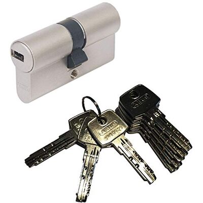 ABUS EC550 Profil Double Cylindre Longueur (a/b) 35/50mm (c=85mm) avec 8 Clés - Publicité ABUS EC550 Profil Double Cylindre Longueur (a/b) 35/50mm (c=85mm) avec 8 Clés - Publicité