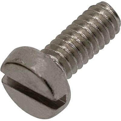 AERZETIX Lot de 20 Vis à Métaux à Tête Cylindrique M2x5 mm à Empreinte Fendue Boulon d'Assemblage DIN 84 en Acier Inoxydable A2 Couleur Argent - Publicité AERZETIX Lot de 20 Vis à Métaux à Tête Cylindrique M2x5 mm à Empreinte Fendue Boulon d'Assemblage DIN 84 en Acier Inoxydable A2 Couleur Argent - Publicité