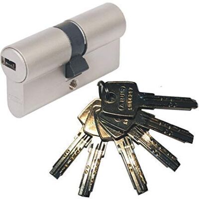 ABUS EC550 Cylindre de serrure (a/b) 35/60mm (c=95mm) avec 6 clés SKG ** certifié - Publicité ABUS EC550 Cylindre de serrure (a/b) 35/60mm (c=95mm) avec 6 clés SKG ** certifié - Publicité