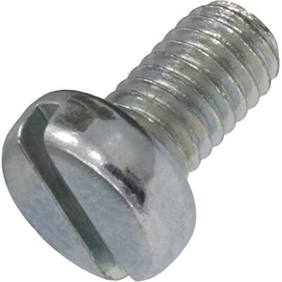 AERZETIX C60116 Lot de 50 Vis à métaux à tête cylindrique M3x5 mm à empreinte fendue S boulon d'assemblage DIN 84 dureté 4.8 en acier zingué couleur argent - Publicité AERZETIX C60116 Lot de 50 Vis à métaux à tête cylindrique M3x5 mm à empreinte fendue S boulon d'assemblage DIN 84 dureté 4.8 en acier zingué couleur argent - Publicité