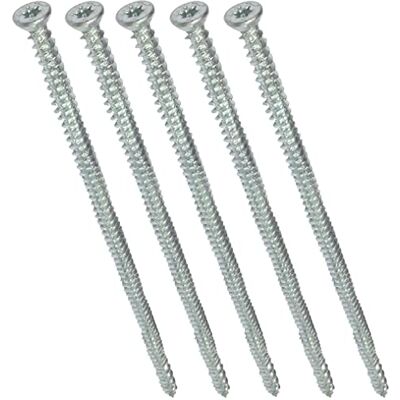 AERZETIX C48390 Lot de 5 Vis d'ancrage direct pour béton Ø7.5x212mm tête fraisée conique à empreint étoile T30 fixation directe sans cheville - Publicité AERZETIX C48390 Lot de 5 Vis d'ancrage direct pour béton Ø7.5x212mm tête fraisée conique à empreint étoile T30 fixation directe sans cheville - Publicité
