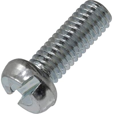 AERZETIX C60135 Lot de 20 Vis à métaux à tête cylindrique M3.5x10 mm à empreinte fendue S boulon d'assemblage DIN 84 dureté 4.8 en acier zingué couleur argent - Publicité AERZETIX C60135 Lot de 20 Vis à métaux à tête cylindrique M3.5x10 mm à empreinte fendue S boulon d'assemblage DIN 84 dureté 4.8 en acier zingué couleur argent - Publicité