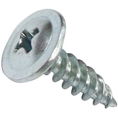 AERZETIX C44680 Lot de 100 Vis à tôle autotaraudeuses Ø4.2x16mm à tête large bombée à empreinte PH/cruciforme ossature bardage métallique chéneaux en acier zingué couleur argent - Publicité AERZETIX C44680 Lot de 100 Vis à tôle autotaraudeuses Ø4.2x16mm à tête large bombée à empreinte PH/cruciforme ossature bardage métallique chéneaux en acier zingué couleur argent - Publicité