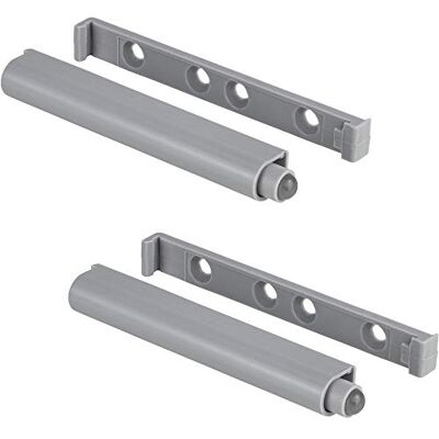Gedotec Loqueteau à pression plastique Loqueteau automatique Push-to-Open Ouvre-porte Gris SLIM Loqueteau fort Ouverture à pression pour portes de placard - Publicité Gedotec Loqueteau à pression plastique Loqueteau automatique Push-to-Open Ouvre-porte Gris SLIM Loqueteau fort Ouverture à pression pour portes de placard - Publicité