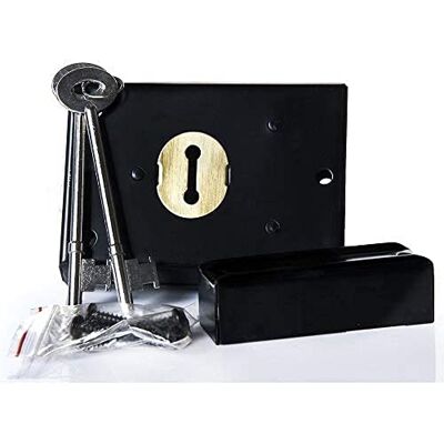 Yale Serrure de chambranle noire - Deadlock - Publicité Yale Serrure de chambranle noire - Deadlock - Publicité