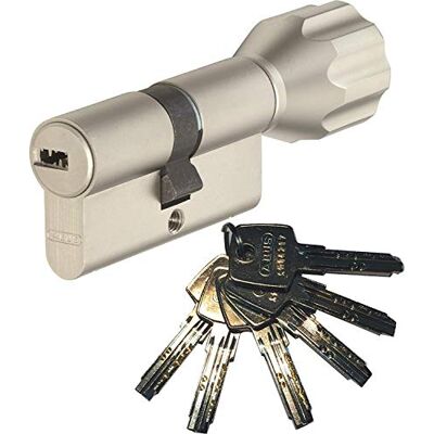 ABUS EC550 Longueur du cylindre bouton Z30/K40mm 6 clés - Publicité ABUS EC550 Longueur du cylindre bouton Z30/K40mm 6 clés - Publicité