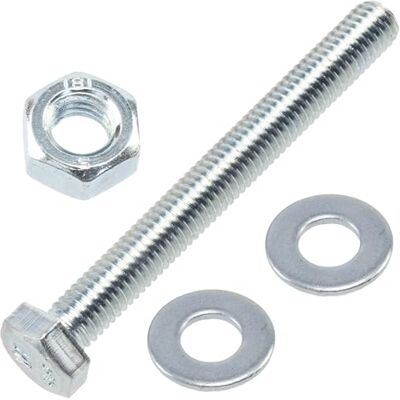 AERZETIX Kit ensemble de 15 boulons М8X70 mm à tête hexagonale + 30 rondelles M8x16 mm + 15 écrous hexagonaux M8 pour bricolage et fixation légère en acier - Publicité AERZETIX Kit ensemble de 15 boulons М8X70 mm à tête hexagonale + 30 rondelles M8x16 mm + 15 écrous hexagonaux M8 pour bricolage et fixation légère en acier - Publicité