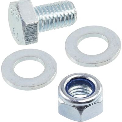 AERZETIX Kit de 10 boulons M12x20 mm à tête hexagonale + 20 rondelles + 10 écrous autobloquants hexagonaux M12 pour assemblage bricolage et fixation légère en acier - Publicité AERZETIX Kit de 10 boulons M12x20 mm à tête hexagonale + 20 rondelles + 10 écrous autobloquants hexagonaux M12 pour assemblage bricolage et fixation légère en acier - Publicité