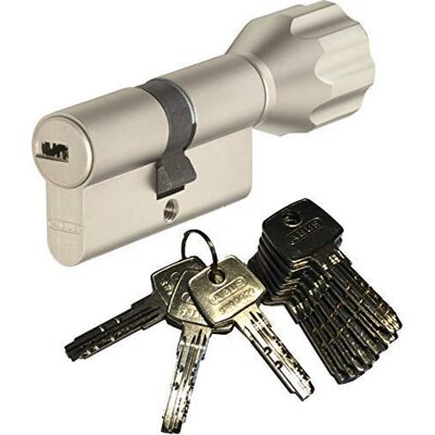 ABUS EC550 Longueur du cylindre bouton Z30/K30mm avec 10 clé - Publicité ABUS EC550 Longueur du cylindre bouton Z30/K30mm avec 10 clé - Publicité
