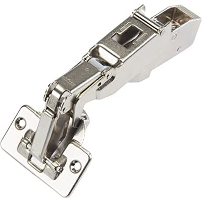 Blum Charniere de meuble pour ouverture a 170 degres-pour portes jumelees ou encastrees a demi recouvrement Réf..71T6650 Type de boitier.A VISSER - - Publicité Blum Charniere de meuble pour ouverture a 170 degres-pour portes jumelees ou encastrees a demi recouvrement Réf..71T6650 Type de boitier.A VISSER - - Publicité