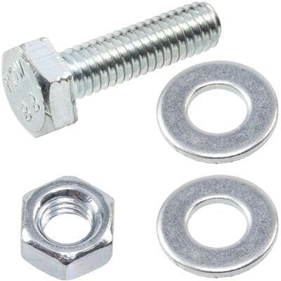 AERZETIX Kit ensemble de 25 boulons M4x14 mm à tête hexagonale + 50 rondelles M4x8 mm + 25 écrous hexagonaux M4 pour bricolage et fixation légère en acier - Publicité AERZETIX Kit ensemble de 25 boulons M4x14 mm à tête hexagonale + 50 rondelles M4x8 mm + 25 écrous hexagonaux M4 pour bricolage et fixation légère en acier - Publicité