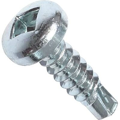 AERZETIX Lot de 100 Vis Autoperceuse Tête Cylindrique Ø4.2x16mm à Empreinte Carrée Vis à Tôle Autoperceuse DIN 7504N en Acier Zingué - Publicité AERZETIX Lot de 100 Vis Autoperceuse Tête Cylindrique Ø4.2x16mm à Empreinte Carrée Vis à Tôle Autoperceuse DIN 7504N en Acier Zingué - Publicité