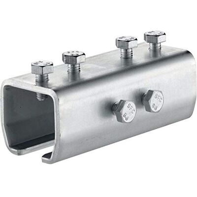 Gedotec Douille de Raccordement Fixation pour Montage de Porte de Volet Roulant Type 1303 Casque Agrar Profil 300 Raccord 2 Rails de Roulement Acier Galvanisé Bleu 1 Pièce - Publicité Gedotec Douille de Raccordement Fixation pour Montage de Porte de Volet Roulant Type 1303 Casque Agrar Profil 300 Raccord 2 Rails de Roulement Acier Galvanisé Bleu 1 Pièce - Publicité