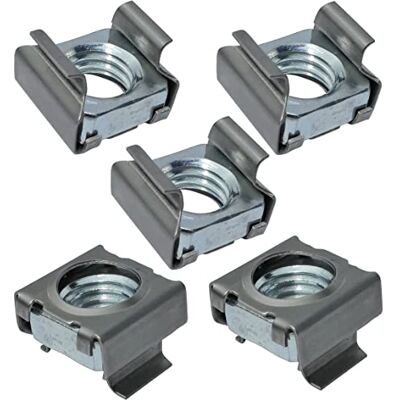 AERZETIX 5 Pièces Écrou Cage M10 L16mm H12mm pour Tôle 1.8-3.2mm Acier Zingué C19216 - Publicité AERZETIX 5 Pièces Écrou Cage M10 L16mm H12mm pour Tôle 1.8-3.2mm Acier Zingué C19216 - Publicité