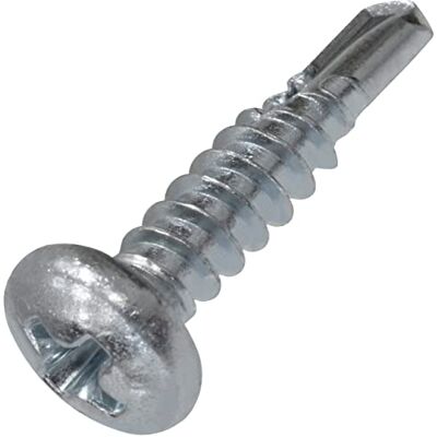AERZETIX C44720 lot de 100 Vis à tôle autoperceuse à tête cylindrique bombée Ø4.2x19mm DIN 7504 N en acier zingué à empreinte ph cruciforme couleur : argent - Publicité AERZETIX C44720 lot de 100 Vis à tôle autoperceuse à tête cylindrique bombée Ø4.2x19mm DIN 7504 N en acier zingué à empreinte ph cruciforme couleur : argent - Publicité