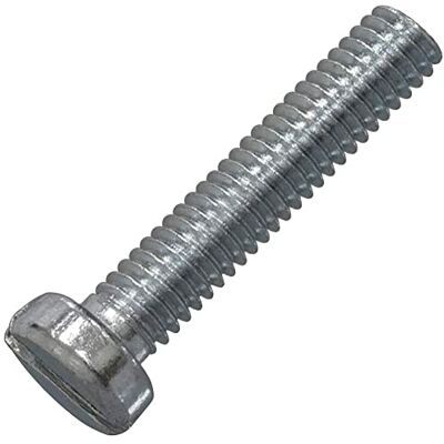 AERZETIX C60160 Lot de 50 Vis à métaux à tête cylindrique M4x20 mm à empreinte fendue S boulon d'assemblage DIN 84 dureté 4.8 en acier zingué couleur argent - Publicité AERZETIX C60160 Lot de 50 Vis à métaux à tête cylindrique M4x20 mm à empreinte fendue S boulon d'assemblage DIN 84 dureté 4.8 en acier zingué couleur argent - Publicité