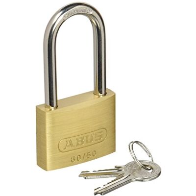 ABUS Candado latón arco largo 50mm blister - Publicité ABUS Candado latón arco largo 50mm blister - Publicité