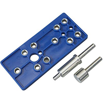 Gedotec Gabarit de perçage pour garniture de porte & béquille aide au perçage rosaces 72/92 mm plastique avec pointe de centrage 1 gabarit pour plaque étroite 2006 KU - Publicité Gedotec Gabarit de perçage pour garniture de porte & béquille aide au perçage rosaces 72/92 mm plastique avec pointe de centrage 1 gabarit pour plaque étroite 2006 KU - Publicité