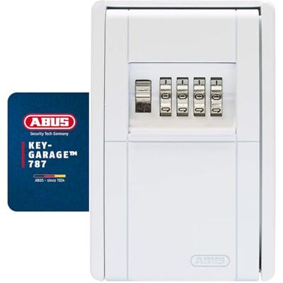 ABUS KeyGarage 787 Boîte à clés pour montage mural pour clés ou petits objets de valeur blanc - Publicité ABUS KeyGarage 787 Boîte à clés pour montage mural pour clés ou petits objets de valeur blanc - Publicité