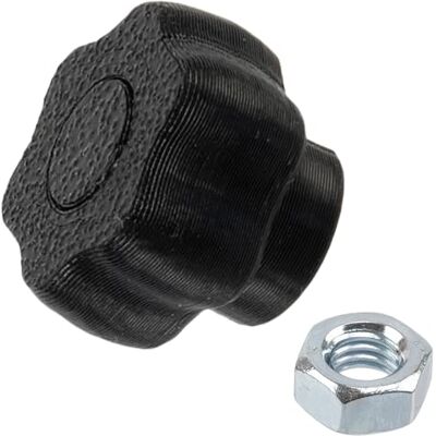 AERZETIX Kit de 25 boutons molettes poignées de serrage en forme d'étoile en plastique noir + 25 écrous M3 hexagonaux blocage réglage trépieds et mobilier technique - Publicité AERZETIX Kit de 25 boutons molettes poignées de serrage en forme d'étoile en plastique noir + 25 écrous M3 hexagonaux blocage réglage trépieds et mobilier technique - Publicité