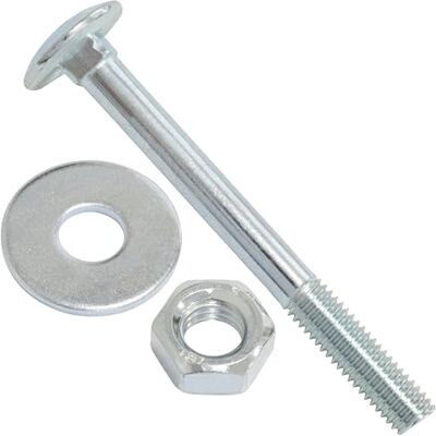 AERZETIX Ensemble de 15 boulons carrossiers M8x80mm / rondelles et écrous M8 / en acier zingué/pour fixation et assemblage - Publicité AERZETIX Ensemble de 15 boulons carrossiers M8x80mm / rondelles et écrous M8 / en acier zingué/pour fixation et assemblage - Publicité