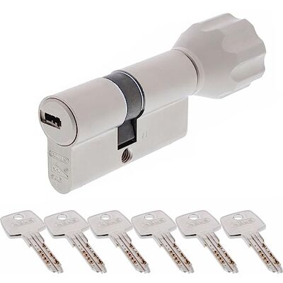 ABUS EC550 Longueur du cylindre bouton Z40/K45mm 6 clés - Publicité ABUS EC550 Longueur du cylindre bouton Z40/K45mm 6 clés - Publicité