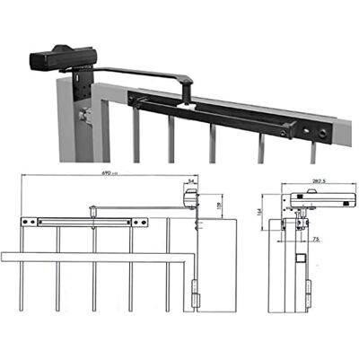 Assa Abloy Asa Abloy DC650G Ferme-porte 1250 mm - Publicité Assa Abloy Asa Abloy DC650G Ferme-porte 1250 mm - Publicité