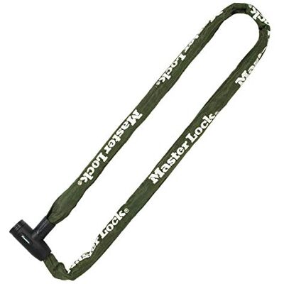 Master Lock Cadenas chaîne avec enveloppe en nylon et serrure à combinaison intégrée 1000 x 8 mm - Publicité Master Lock Cadenas chaîne avec enveloppe en nylon et serrure à combinaison intégrée 1000 x 8 mm - Publicité